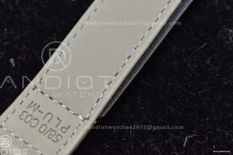 to Strap Omega Moonwatch Mission Pluto GoodFit Swatch Quartz Bioceramic 1182 on Nylon x 0316